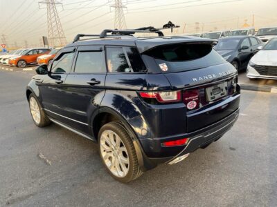 2018 Land Rover Range Rover Evoque 2.0 Litre TD4 Turbocharged Diesel Engine Blue Tan SUV