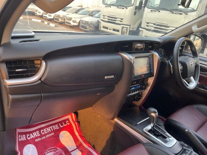2019 Toyota Fortuner Crusade 2.8 Litres 4 cylinders Turbo Intercooled Engine White Red SUV