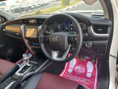 2019 Toyota Fortuner Crusade 2.8 Litres 4 cylinders Turbo Intercooled Engine White Red SUV
