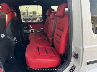 2023 Mercedes-Benz G 63 AMG Edition 55 4.0-liter V8 biturbo Petrol Engine White Red SUV