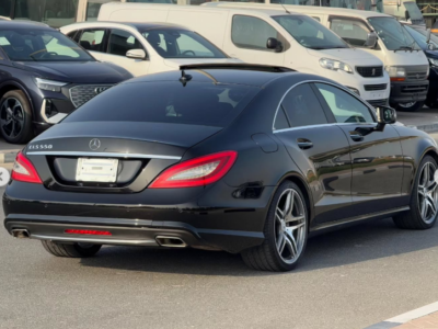 2012 Mercedes-Benz CLS 550 4.6-liter V8 Biturbo Petrol Engine Black 4-Door Coupe