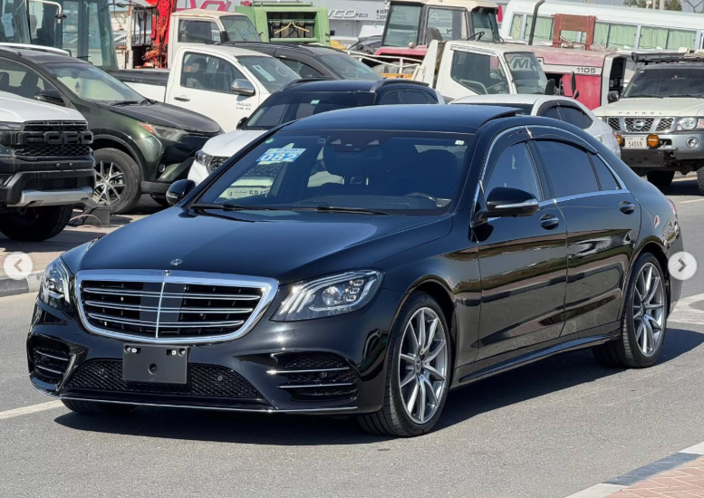 2019 Mercedes-Benz S-Class S 450L 3.0L V6 twin-turbocharged Petrol Black Luxury Sedan