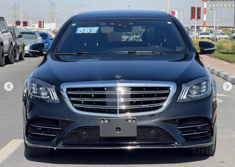 2019 Mercedes-Benz S-Class S 450L 3.0L V6 twin-turbocharged Petrol Black Luxury Sedan