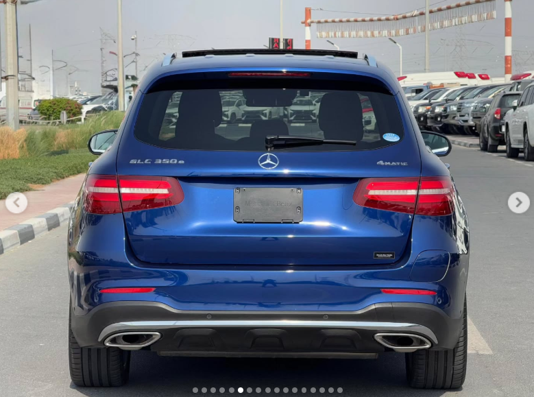 2017 Mercedes-Benz GLC350 2.0-liter turbocharged inline-4 Petrol Engine Blue Black SUV