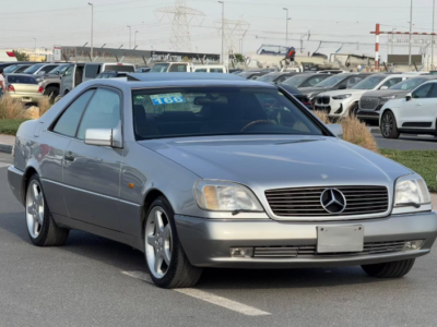 1994 Mercedes-Benz CL 600 6.0 Liter 12 cylinders Petrol Engine Grey Black 2-Door Coupe