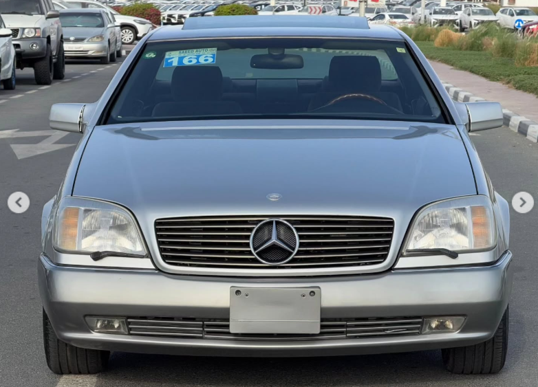 1994 Mercedes-Benz CL 600 6.0 Liter 12 cylinders Petrol Engine Grey Black 2-Door Coupe