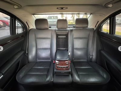 2012 Mercedes-Benz S 550 AMG 4.6-liter twin-turbo V8 Petrol Engine Silver Black Luxury Sedan