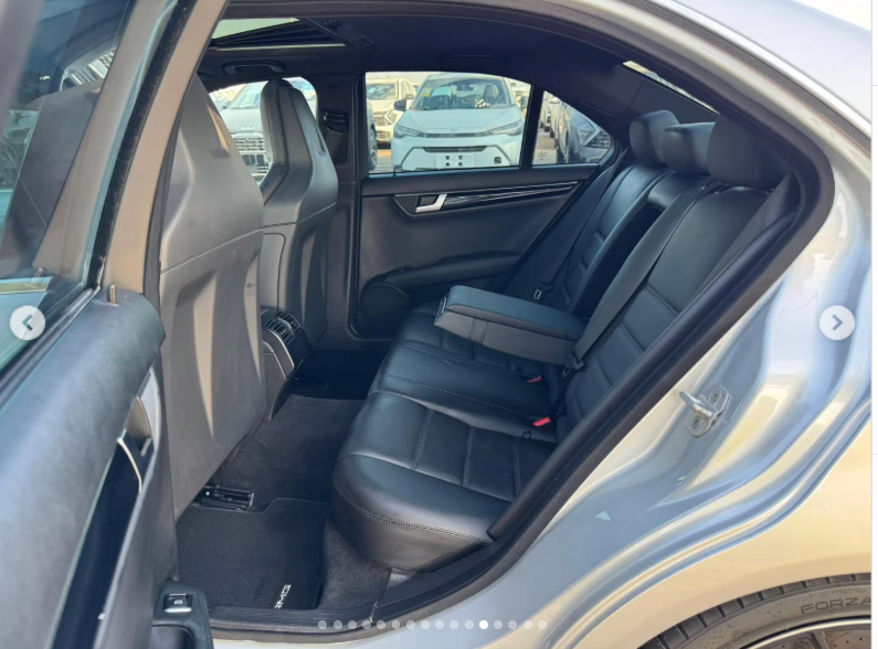 2014 Mercedes-Benz C 63 AMG Edition 507 6.2-liter V8 Petrol Engine Silver Black Sedan
