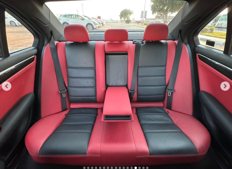 2012 Mercedes-Benz C 63 AMG P31 Development Package 6.2L V8 Engine Black Red Sedan