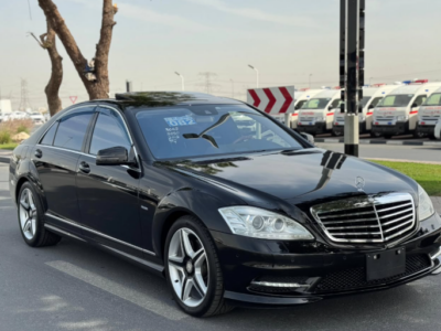 2012 Mercedes-Benz S550L AMG 4.6 Litres Twin-Turbo V8 Petrol Engine Black Sedan