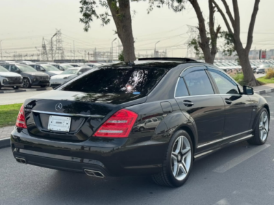 2012 Mercedes-Benz S550L AMG 4.6 Litres Twin-Turbo V8 Petrol Engine Black Sedan