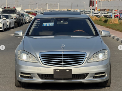 2012 Mercedes-Benz S550L AMG 4.6 Litres Twin-Turbo V8 Petrol Engine Silver Black Sedan