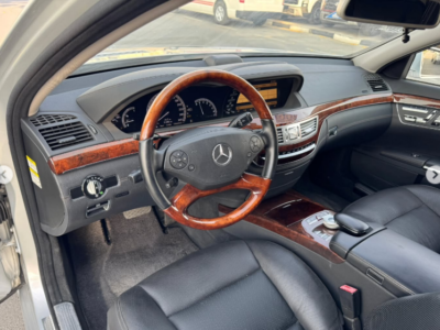 2012 Mercedes-Benz S550L AMG 4.6 Litres Twin-Turbo V8 Petrol Engine Silver Black Sedan