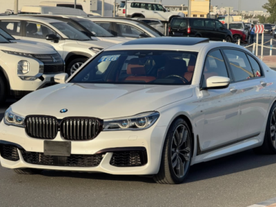 2017 BMW M760Li xDrive 6.6-liter TwinPower Turbo V12 Petrol Engine White Brown Luxury Sedan
