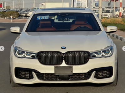 2017 BMW M760Li xDrive 6.6-liter TwinPower Turbo V12 Petrol Engine White Brown Luxury Sedan