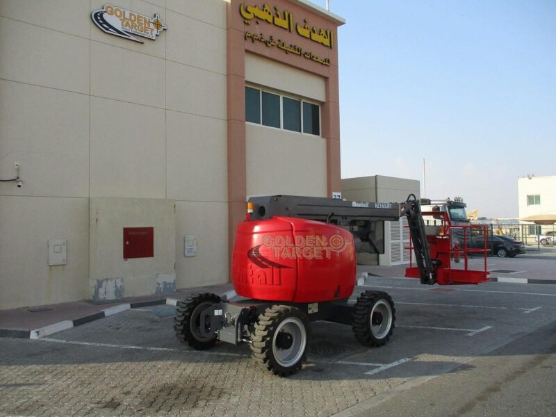 2024 Mantall HZ160JRT Articulated Boom Lift 4 Cylinder YANMAR Diesel Engine Automatic Red