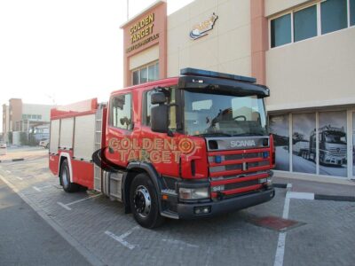2001 SCANIA 94G 310 4x2 Fire Truck 6 Cylinders Diesel Engine Automatic Transmission Red