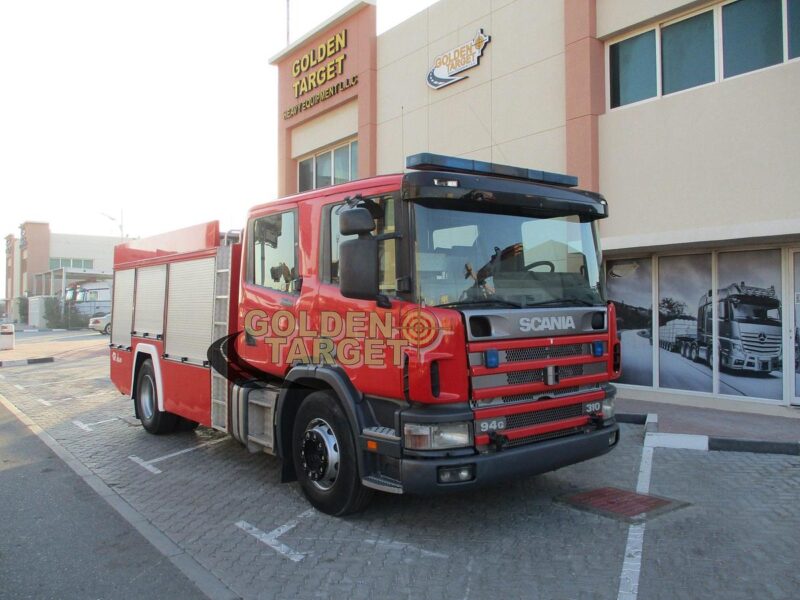 2001 SCANIA 94G 310 4x2 Fire Truck 6 Cylinders Diesel Engine Automatic Transmission Red