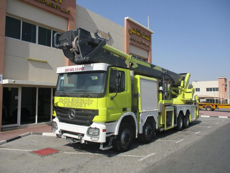 2008 Mercedes Actros 4140 8x4 Aerial Platform 6-cylinder Diesel Engine Automatic Yellow