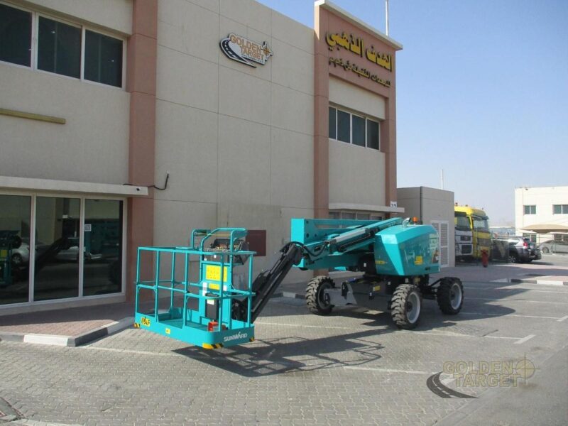 2025 SUNWARD SWA16J Articulated Boom Lift Kubota V2403 4-cylinder Diesel Engine Blue
