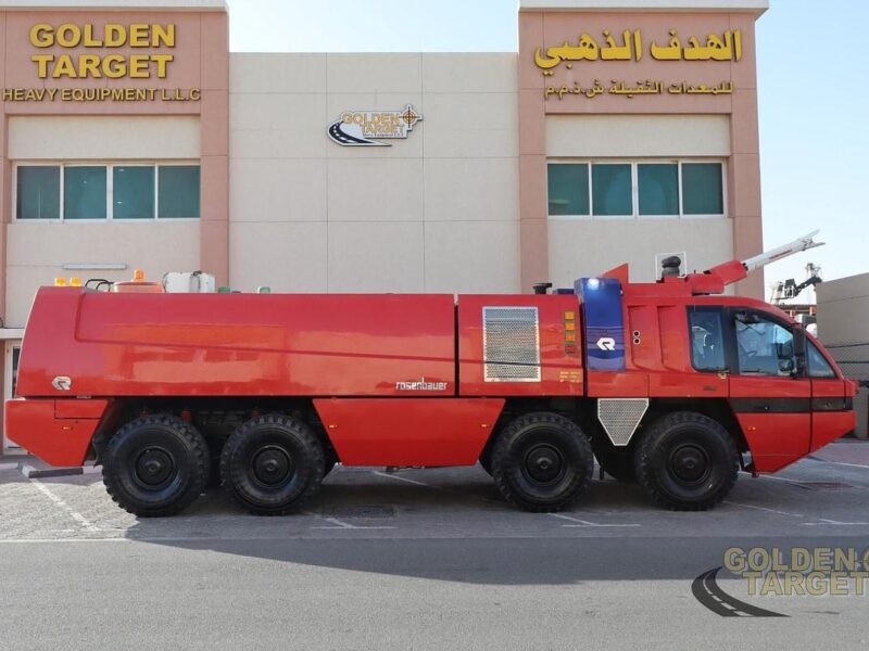 2003 MAN 36.1000VF 8x8 Rosenbauer Airport Fire Truck 12 Cylinder MAN Diesel Engine Red