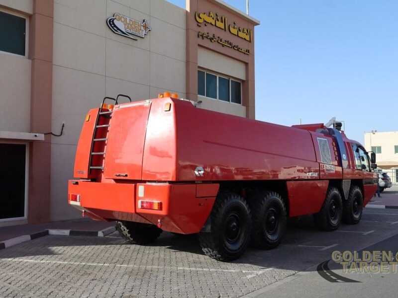 2003 MAN 36.1000VF 8x8 Rosenbauer Airport Fire Truck 12 Cylinder MAN Diesel Engine Red