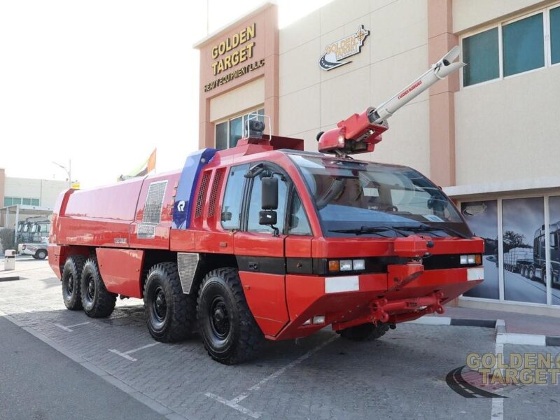 2003 MAN 36.1000VF 8x8 Rosenbauer Airport Fire Truck 12 Cylinder MAN Diesel Engine Red