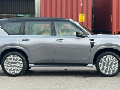 2026 Nissan Patrol LE Platinum 3.5 Liters Twin-Turbocharged V6 Petrol Engine Grey Tan SUV