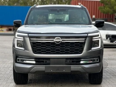 2026 Nissan Patrol LE Platinum 3.5 Liters Twin-Turbocharged V6 Petrol Engine Grey Tan SUV