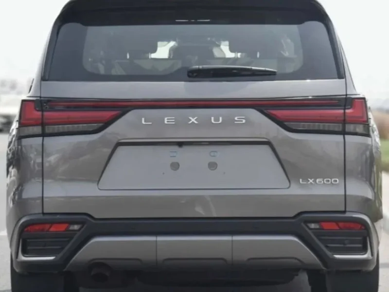 2025 Lexus LX 600 Signature 3.5-liter twin-turbo V6 Petrol Engine Grey Red SUV Automatic
