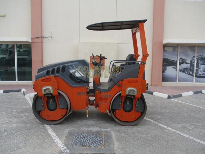 2016 HAMM HD14VV Tandem Roller 4-Cylinder Kubota Diesel Engine