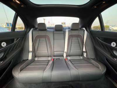 2021 Mercedes-Benz AMG E63s 4MATIC+ 4.0-liter twin-turbo V8 Engine White Black Sedan
