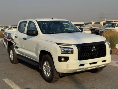 2025 Mitsubishi L200 2.4L 4-cylinder intercooled Turbo Diesel Engine White Black Pickup Truck