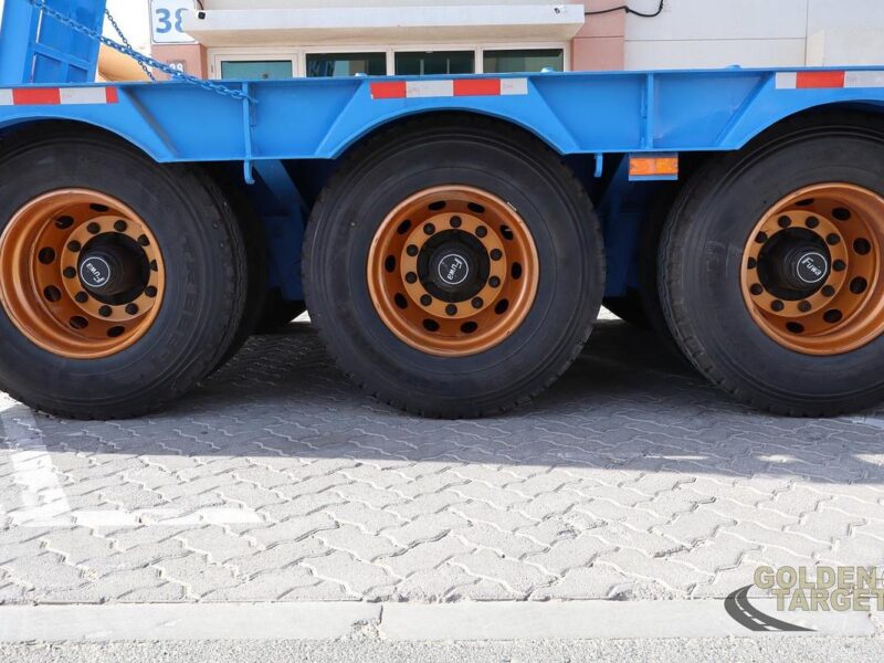 2026 Unused 3 Axle Lowbed Trailer 60-ton Manual Ramps 12R22.5 Tires