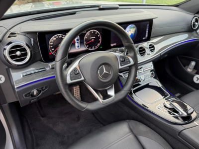2017 Mercedes-Benz E43 AMG 3.0 Litres V6 Biturbo Petrol Engine Silver Black Sedan