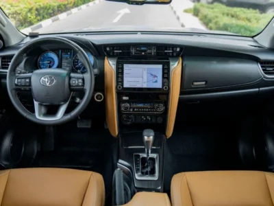 2023 Toyota Fortuner 4.0 Litres 6 Cylinders Petrol Engine Black Tan SUV Full Option