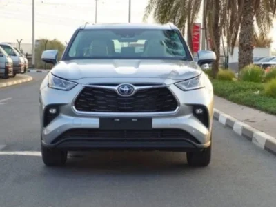 2024 Toyota Highlander Limited 2.5 Litres 4 Cylinders Hybrid Engine Silver Beige SUV