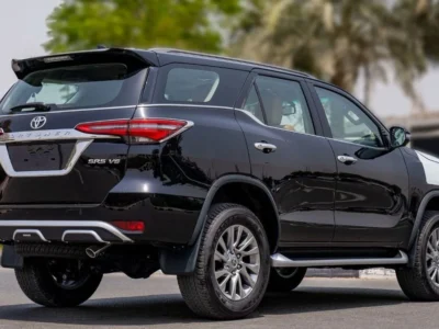2023 Toyota Fortuner 4.0 Litres 6 Cylinders Petrol Engine Black Tan SUV Full Option