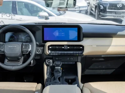 2026 Toyota Prado VXL 2.4 Litres AT 4-Cylinder Turbo Petrol Engine White Beige SUV