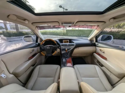2011 Lexus RX-Series RX 350 Premier V6 Petrol Engine White Beige SUV American Specs
