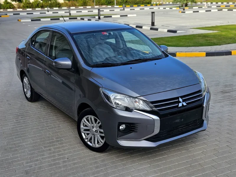 2023 Mitsubishi Attrage GLX 1.2-liter Inline-3-cylinder Petrol Engine Grey White Sedan GCC