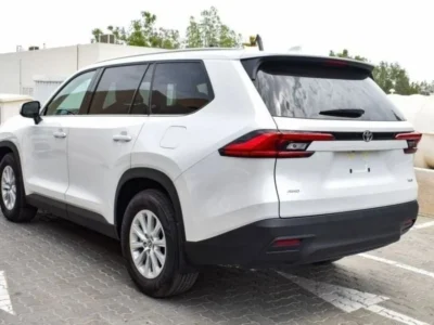 2024 Toyota Grand Highlander Limited 2.4L Turbocharged 4 Cylinder Engine White Black SUV