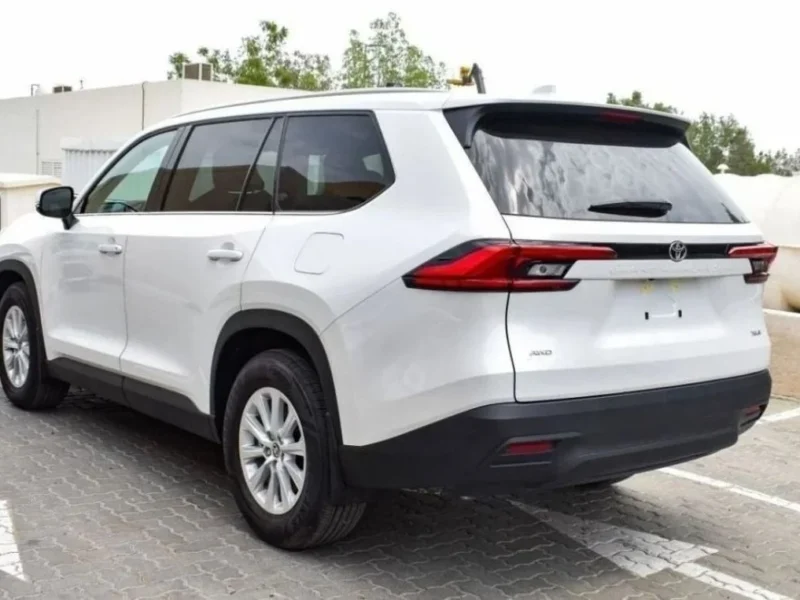 2024 Toyota Grand Highlander Limited 2.4L Turbocharged 4 Cylinder Engine White Black SUV