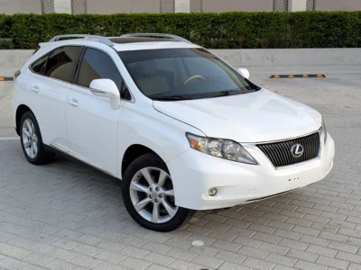 2011 Lexus RX-Series RX 350 Premier V6 Petrol Engine White Beige SUV American Specs