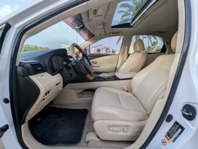 2011 Lexus RX-Series RX 350 Premier V6 Petrol Engine White Beige SUV American Specs