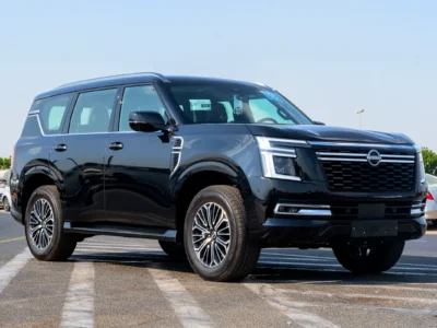 2026 Nissan Patrol SE Platinum 3.8 Litres V6 Petrol Engine Black Red SUV Automatic GCC