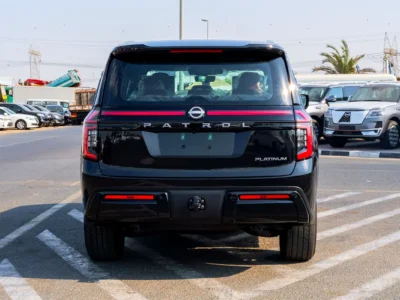 2026 Nissan Patrol SE Platinum 3.8 Litres V6 Petrol Engine Black Red SUV Automatic GCC