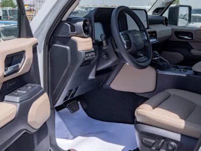 2026 Toyota Prado VXL 2.4 Litres AT 4-Cylinder Turbo Petrol Engine White Beige SUV