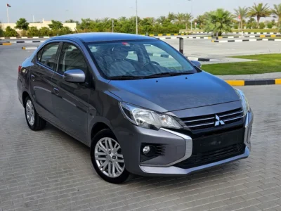 2023 Mitsubishi Attrage GLX 1.2-liter Inline-3-cylinder Petrol Engine Grey White Sedan GCC