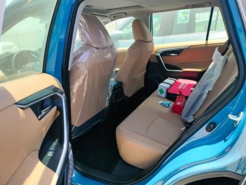 2023 Toyota RAV 4 2.0 Litres 4 Cylinders Petrol Engine Blue Tan SUV Automatic GCC